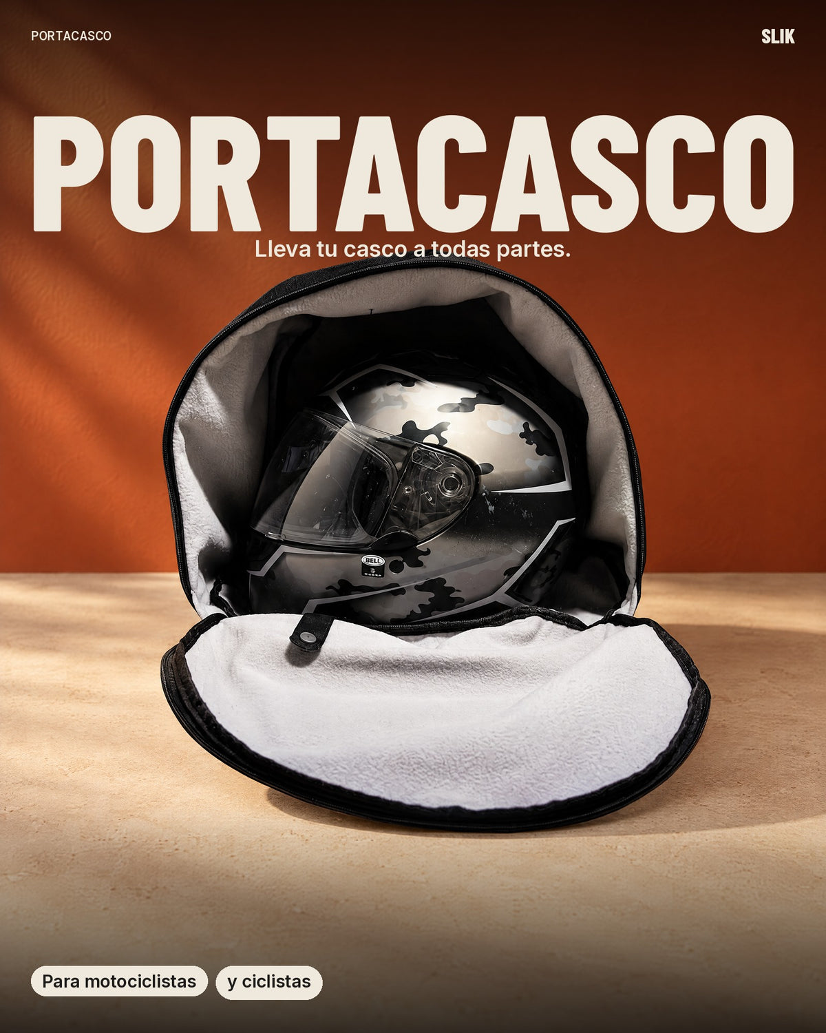 Bolso portacasco