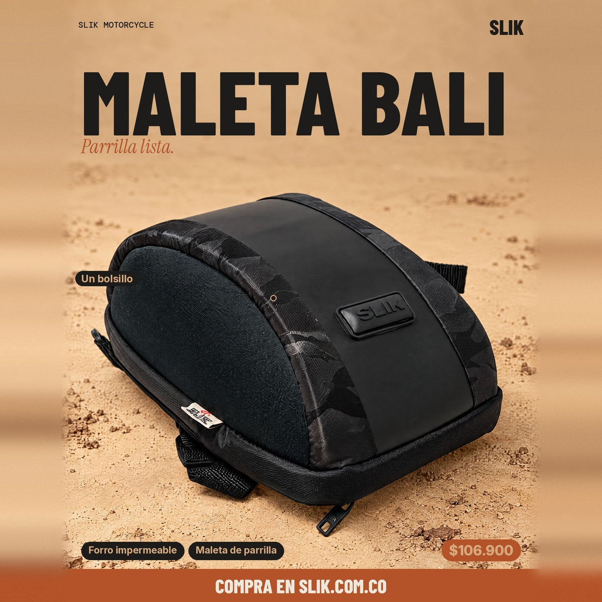 Maleta Bali – póster cuadrado