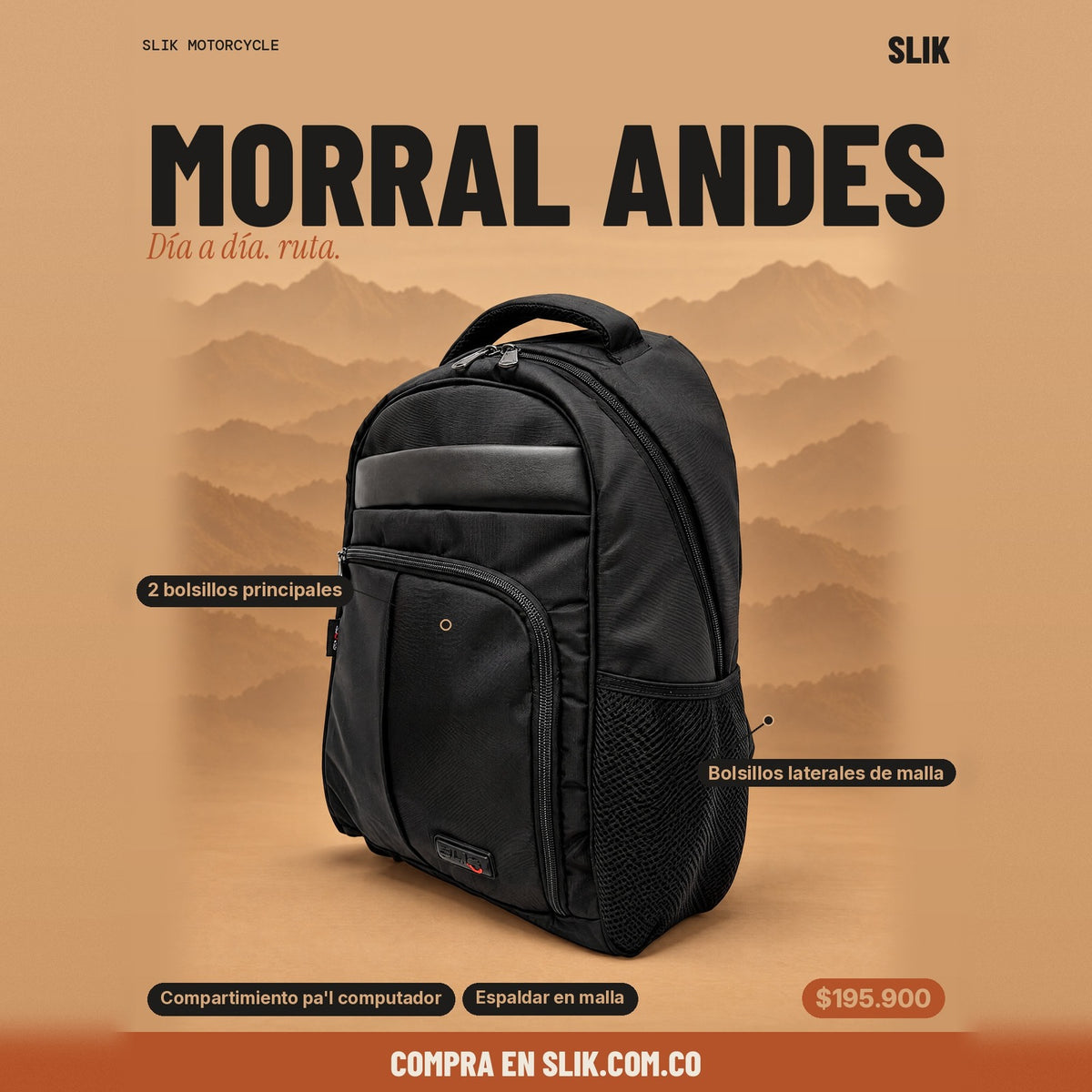Morral Andes – póster cuadrado